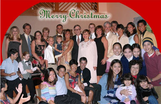 2003 Peck family Christmas card
