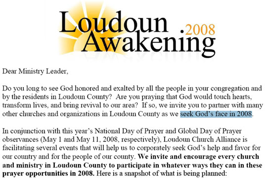 Loudoun Awakening 2008