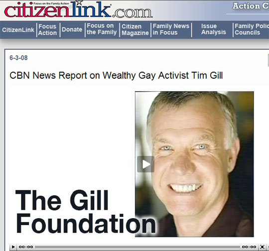 CBN News Report on Wealthy Gay Activist Tim Gill