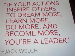 Great leaders inspire action