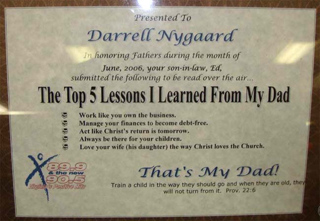 The top 5 lessons I learned from my Dad