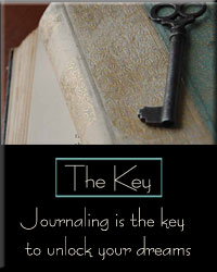 Poster: Journaling is the key to unlock your dreams!